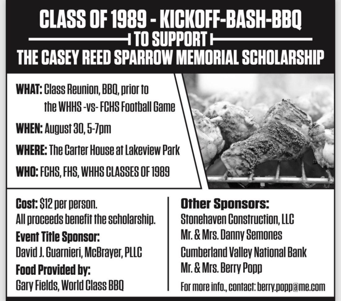 Casey Reed Memorial Scholarship