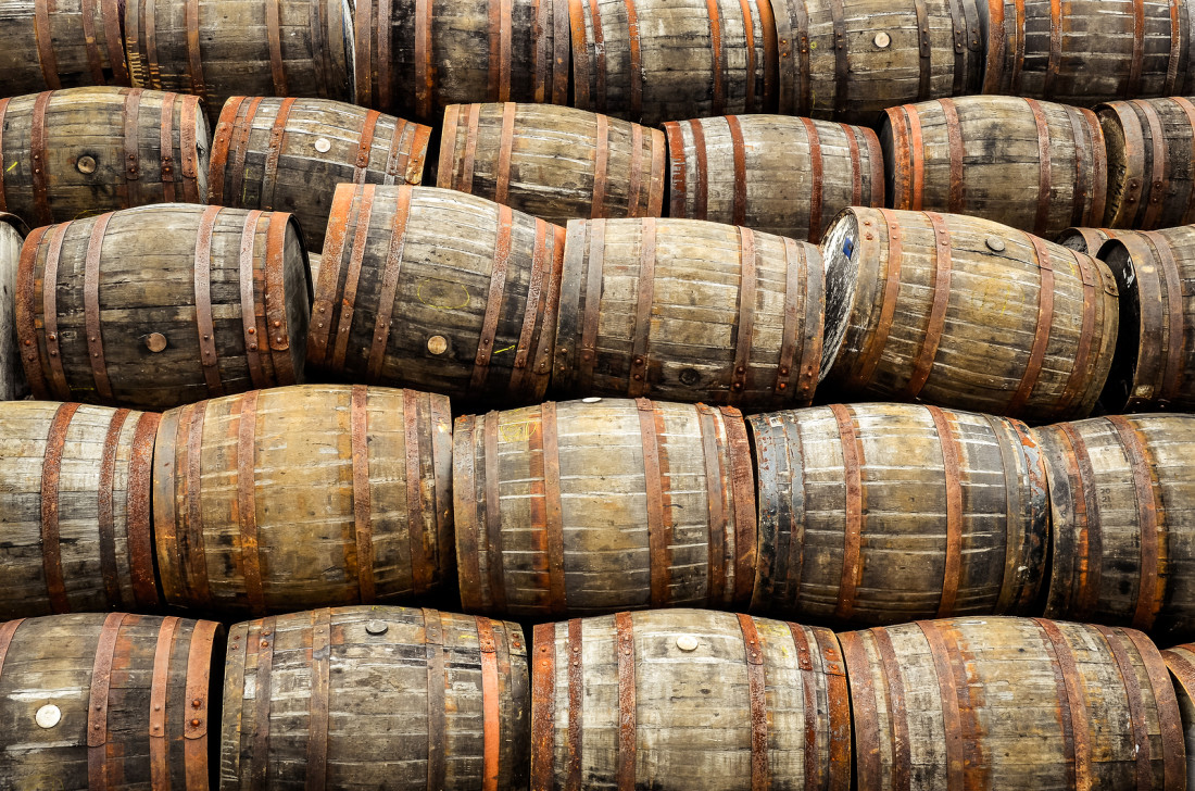 Bourbon barrels