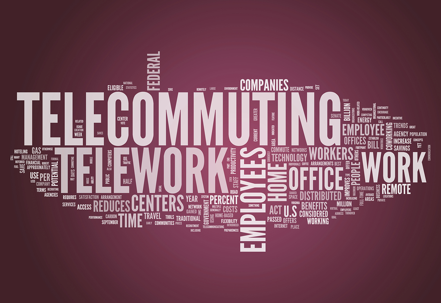 Word Cloud Telecommuting