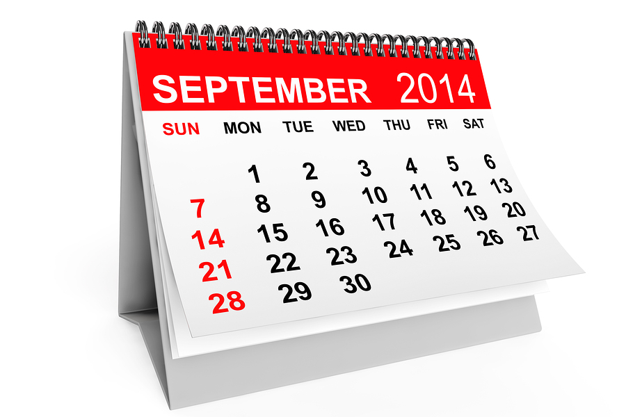 Calendar September 2014