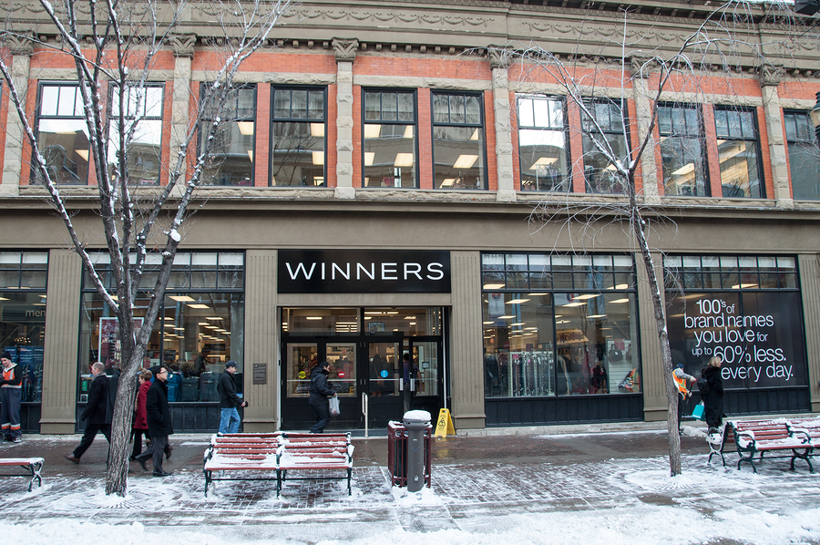 Winners, shopping in Calgary