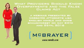 Photo of Webinar - What Health Providers Should Know: Overpayments and the False Claims Act